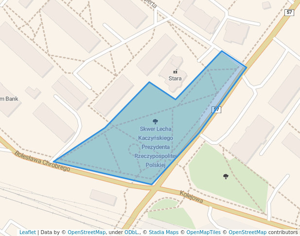 Skwer Lecha Kaczyńskiego Prezydenta Rzeczypospolitej Polskiej