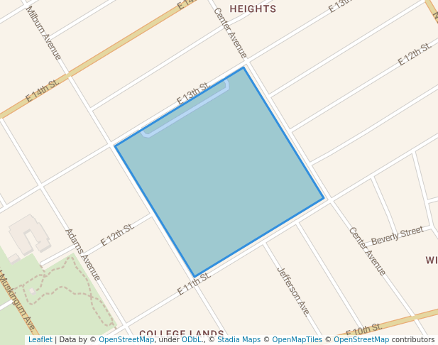 walking in Dan Hemphill Central Park map in Odessa