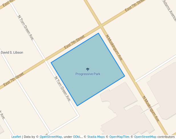 Progressive Park in Odessa | Map and Routes