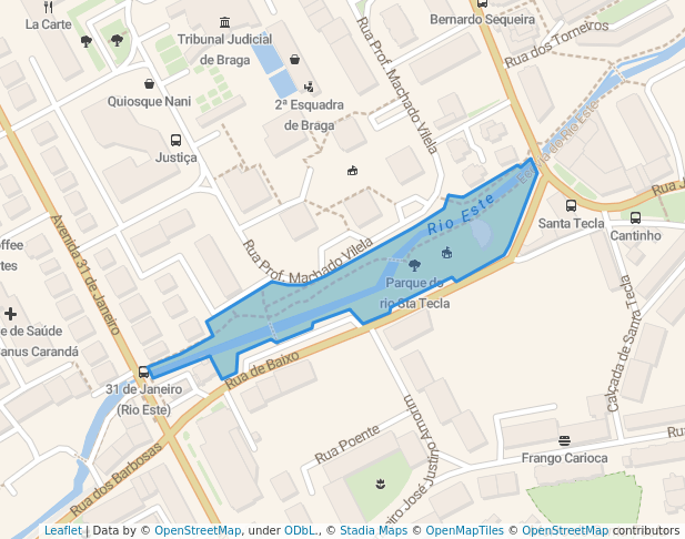 Parque do rio Sta Tecla