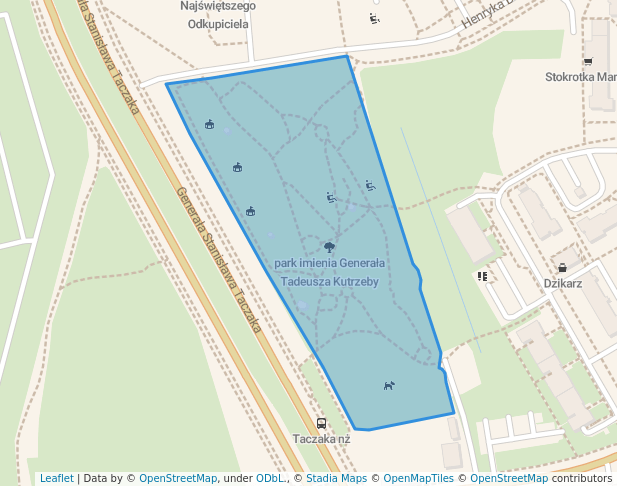 park imienia generała Tadeusza Kutrzeby