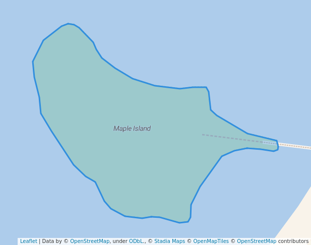 walking in Maple Island map in Paw Paw