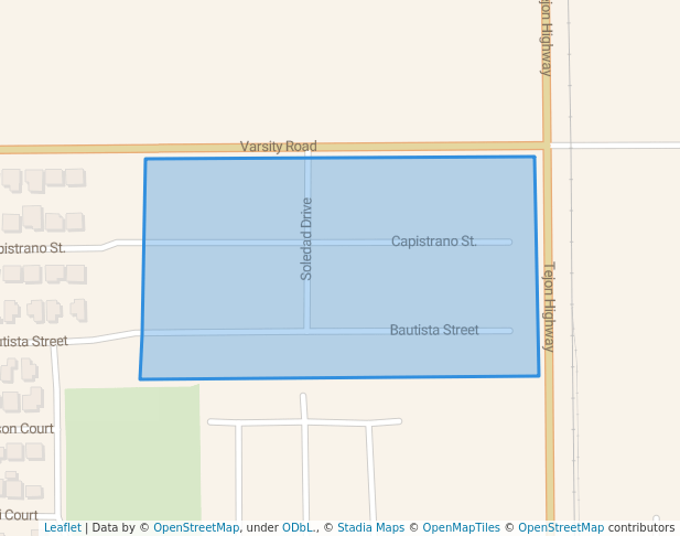 walking in Arvin Little League Field map in Arvin
