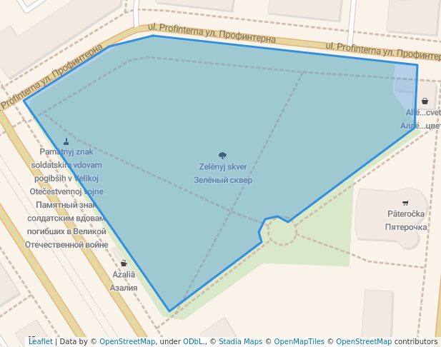 Зелёный сквер