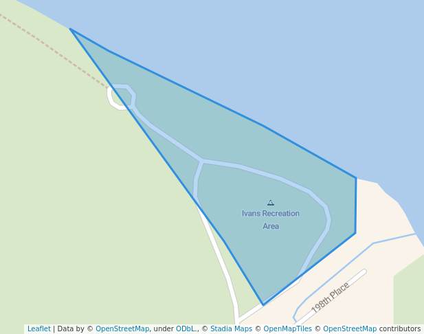 walking in Lake Red Rock - Ivan's Campground map in Knoxville