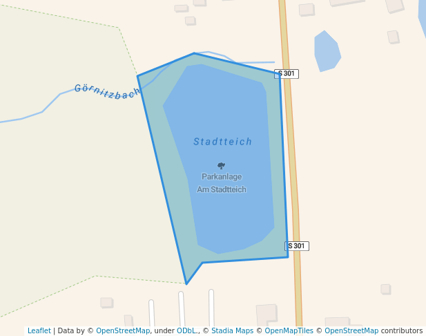 walking in Parkanlage Am Stadtteich map in Schöneck/Vogtland