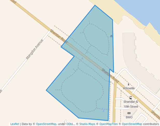 walking in Maloney Farm Preserve map in Kenilworth