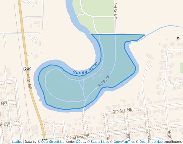 walking in Woodland Park map in Hillsboro