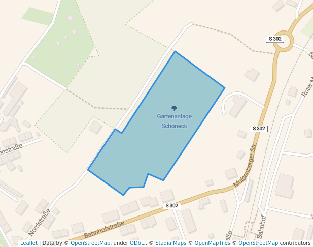 walking in Gartenanlage Schöneck map in Schöneck/Vogtland