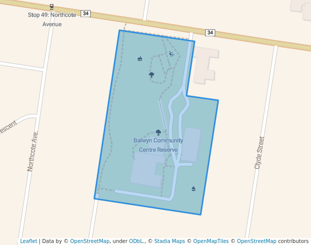 Balwyn Community Centre Reserve