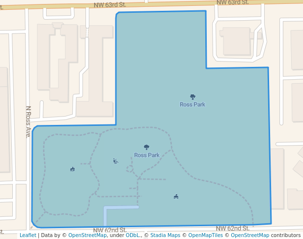 Ross Park in Oklahoma City | Map and Routes