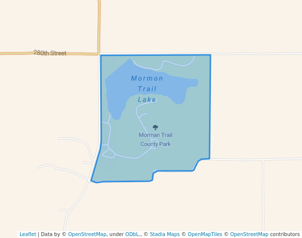 walking in Morman Trail County Park map in Bridgewater