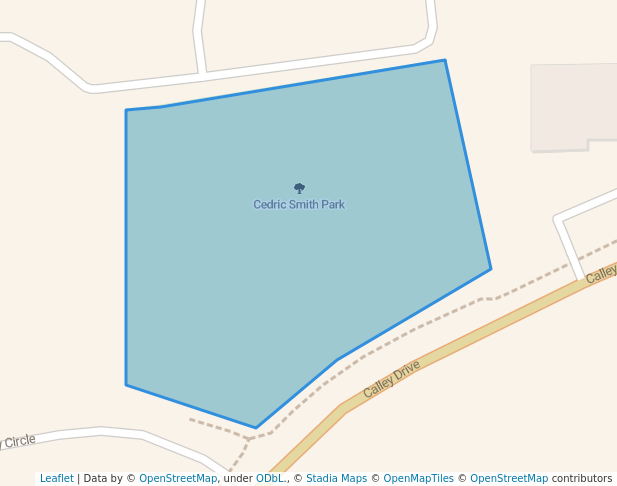 Cedric Smith Park in Leeming | Map and Routes