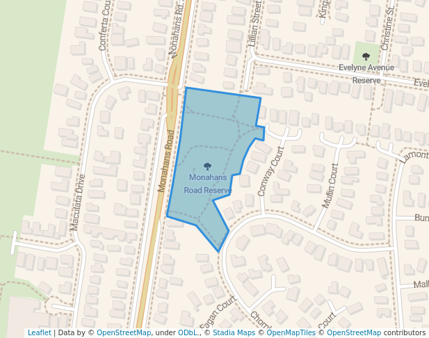 Monahans Road Reserve
