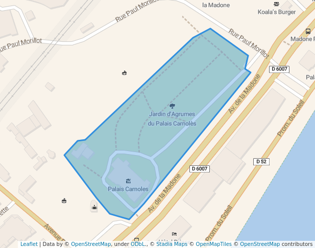 Jardin d'Agrumes du Palais Carnolès