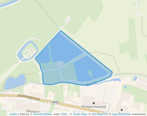 walking in Park Schoonhoven map in Aarschot