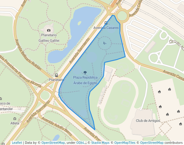 Plaza República Árabe de Egipto