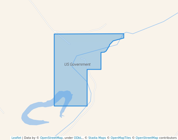 walking in US Government map in Chinook