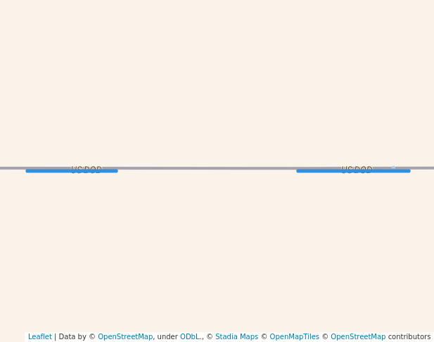 walking in US DOD map in Outlook