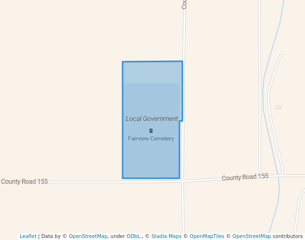 walking in Local Government map in Hardin