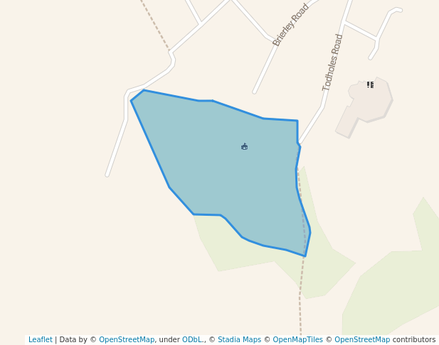 walking in Bighill Community Park (Millennium Green) map in Cleator Moor