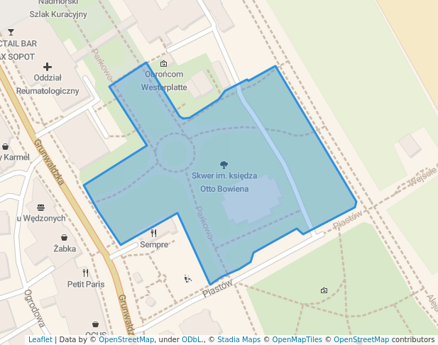 Skwer im. księdza Otto Bowiena