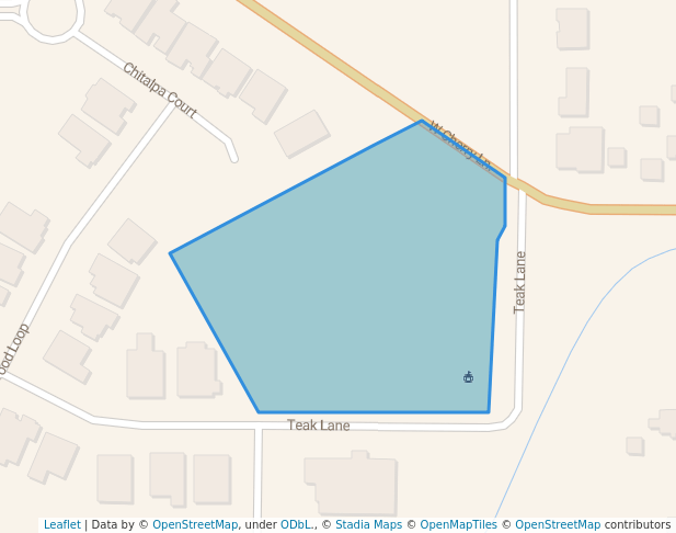 walking in Cherry Lane Park map in Carlsbad