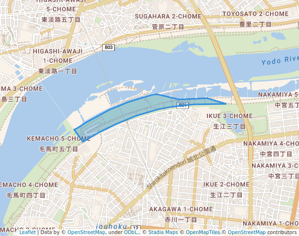 淀川河川公園 赤川地区