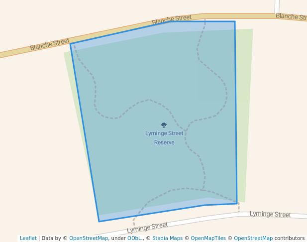 Lyminge Street Reserve in Gosnells | Map and Routes