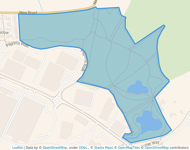 walking in Prologis Country Park map in Keresley End