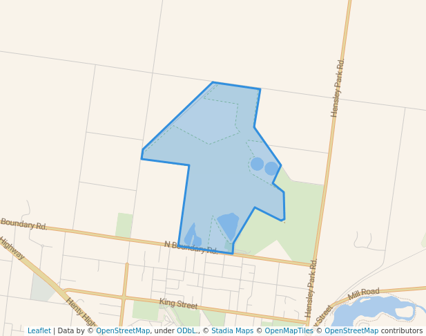 Hamilton Community Parklands in Hamilton | Map and Routes