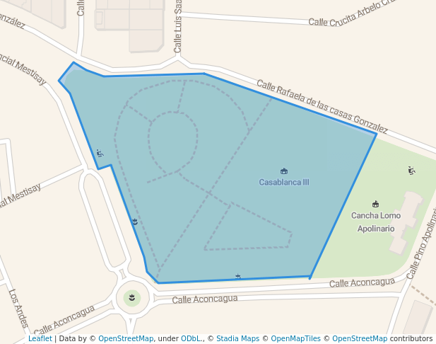 walking in Lomo Apolinario map in Las Palmas de Gran Canaria
