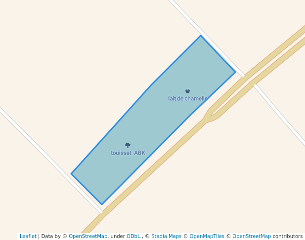 touissat -ABK in Laghouat | Map and Routes