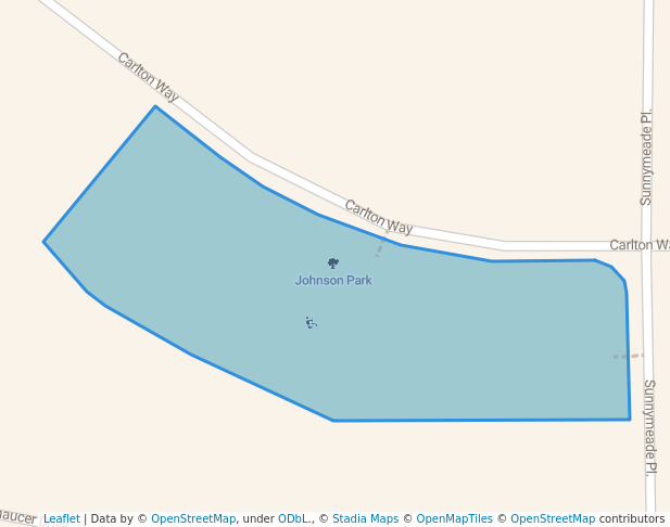 walking in Johnson Park map in The Village