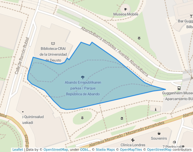 Abando Errepublikaren parkea / Parque República de Abando
