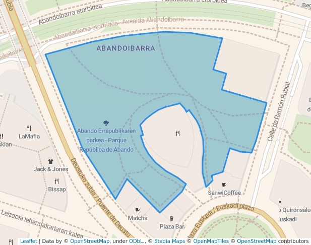 Abando Errepublikaren parkea - Parque República de Abando