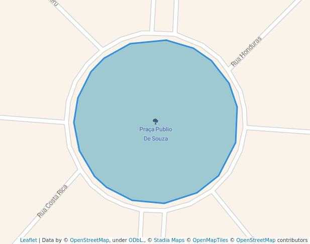 walking in Praça Publio De Souza map in Catalão