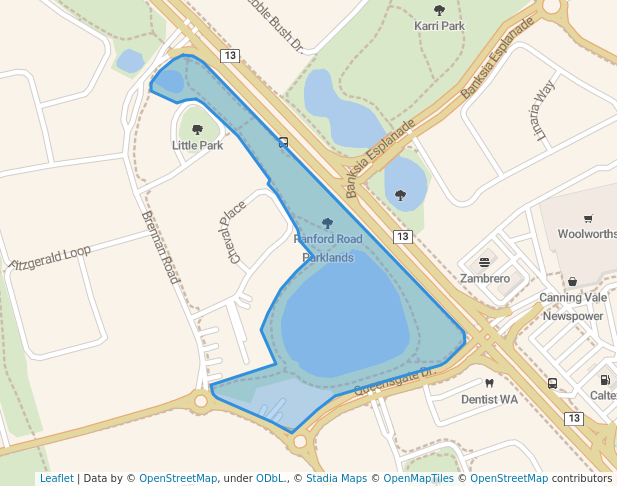 Ranford Road Parklands