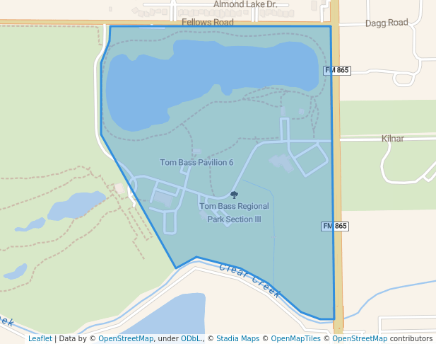 Tom Bass Regional Park Section III