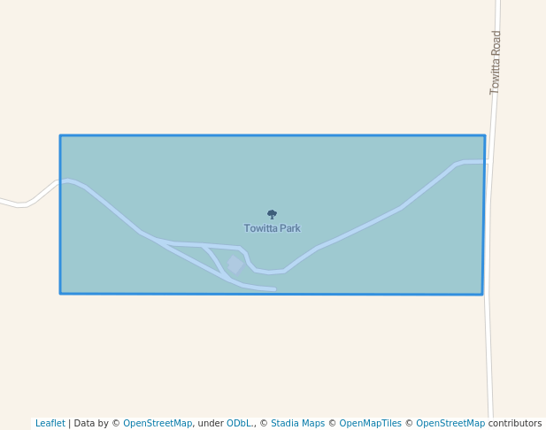 walking in Towitta Park map in Towitta