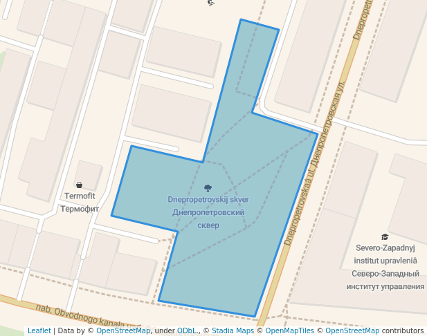 Днепропетровский сквер