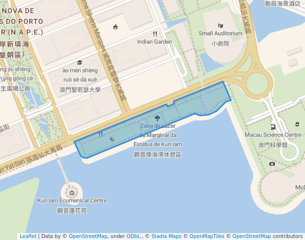 觀音像海濱休憩區 Zona de Lazer da Marginal da Estátua de Kun Iam