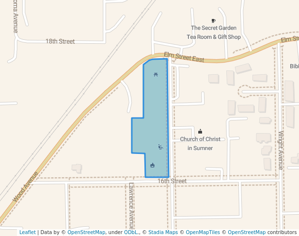 walking in Seibenthaler Park map in Sumner