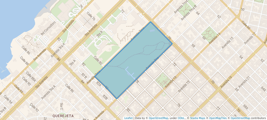 walking in Parque Ecológico Monte Barreto map in La Habana