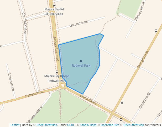 Rothwell Park in Concord | Map and Routes