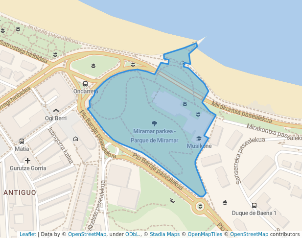 Miramar parkea - Parque de Miramar