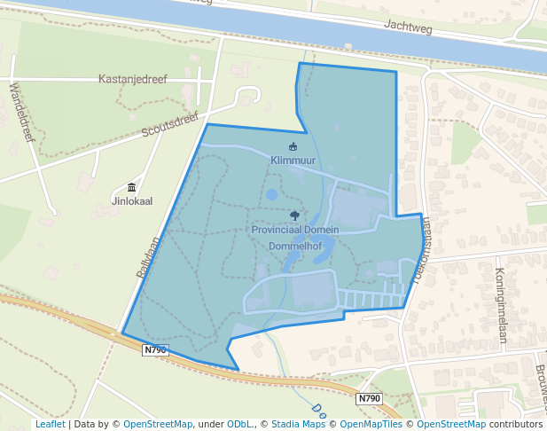 Provinciaal Domein Dommelhof in Pelt | Map and Routes