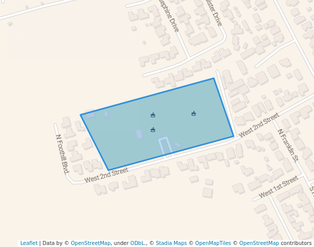 walking in Cloverdale City Park map in Cloverdale