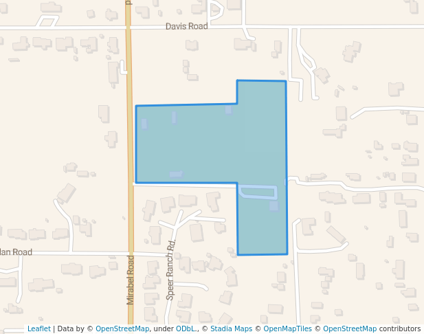 walking in Forestville Youth Park map in Forestville