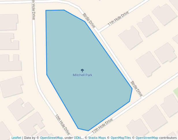 walking in Mitchell Park map in Windsor